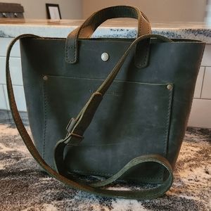 Portland Leather Mini Cross Body Bag